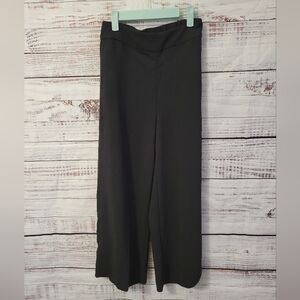 Madewell XS Black Pullover Wide Leg Cropped Pants NWTS